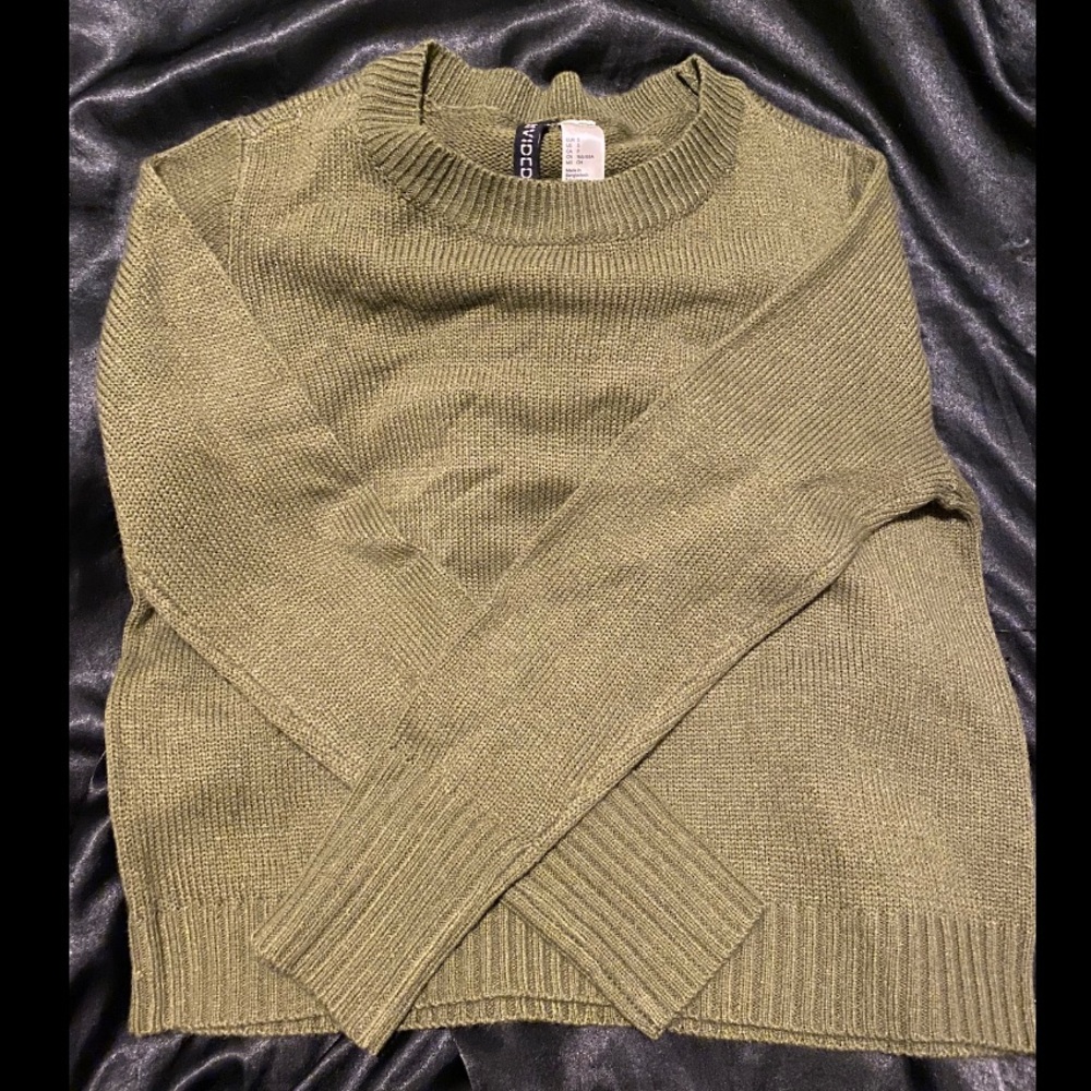 Divided sweater